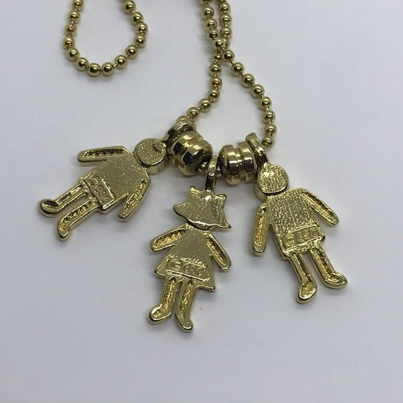 Girl and boys GSC pendants Long Ball chain necklace 29 Inches Red Green Purple - Picture 3 of 12